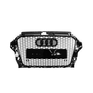 AUDI A3/S3 8V (2012-2016) GLOSS BLACK HONEYCOMB STYLE FRONT GRILLE PRE-LCI