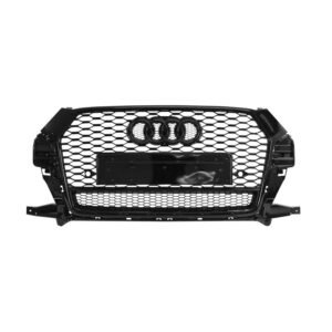 AUDI Q3/SQ3 8U (2015-2018) GLOSS BLACK HONEYCOMB STYLE FRONT GRILLE FACELIFT MODEL