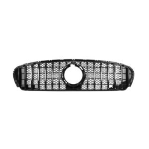 MERCEDES GLC X253/C253 (2020+) GLOSS BLACK PANAMERICANA GT STYLE FRONT GRILLE FACELIFT MODEL