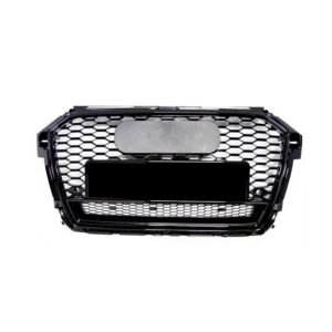 AUDI A1/S1 8X (2015-2018) GLOSS BLACK HONEYCOMB STYLE FRONT GRILLE FACELIFT MODEL