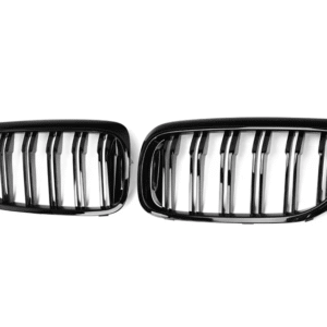 BMW 5 SERIES G30/G31 (2017-2020) GLOSS BLACK DOUBLE SLATED STYLE FRONT GRILLE PRE-LCI