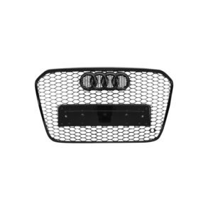 AUDI A6/S6 C7 (2011-2014) GLOSS BLACK HONEYCOMB STYLE FRONT GRILLE PRE-LCI