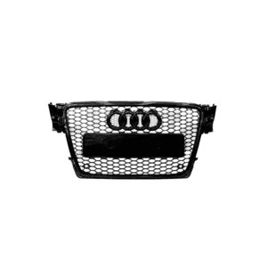 AUDI A4/S4 B8 (2008-2011) GLOSS BLACK HONEYCOMB STYLE FRONT GRILLE PRE-LCI