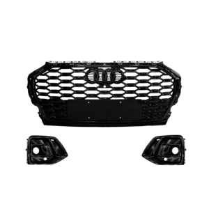 AUDI Q5/SQ5 FY (2017-2020) GLOSS BLACK HONEYCOMB STYLE FRONT GRILLE PRE-LCI