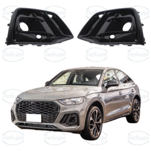Audi Q5 FY 2021-2024 S-Line Gloss Black Fog Light Cover Left & Right