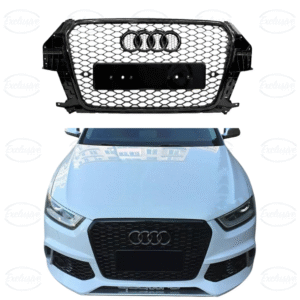 AUDI Q3/SQ3 8U (2011-2014) GLOSS BLACK HONEYCOMB STYLE FRONT GRILLE PRE-LCI