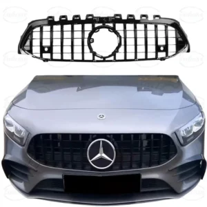 Mercedes A Class W177 (2018-2023) Gloss Black Panamericana GT Style Grille