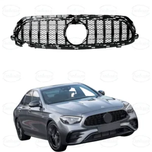 Mercedes E Class W213 (2020-2023) Gloss Black Panamericana GT Style Grille