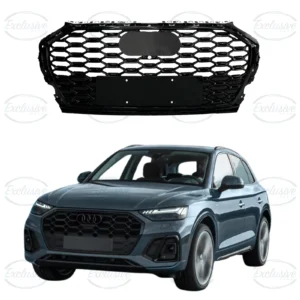 Audi Q5/SQ5 FY (2021+) Gloss Black Original Style Front Grille w/Badge