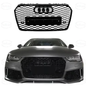 Audi A7/S7 C7.5 (2015-2018) Gloss Black RS7 Honeycomb Style Grille and Badge