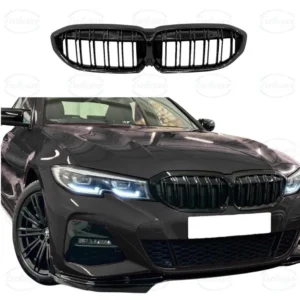BMW 3 Series G20/G21 (2018-2022) Gloss Black Double Slated Kidney Grille