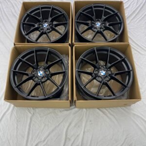 4x20" BMW 763M Style Satin Black Alloys Fits G series & F Series