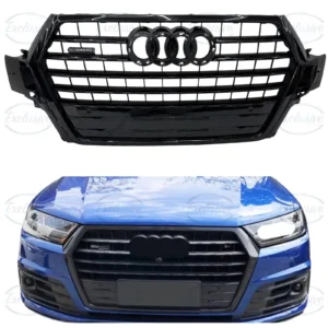 Gloss Black Original Style Grille Compatible With Audi Q7/SQ7 4M (2016-2019)