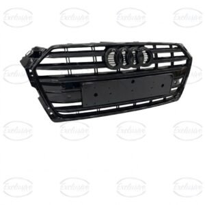Gloss Black Original Style Grille Compatible wit Audi A5/S5 B9 8W (2016-2019)