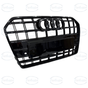 Gloss Black Original Style Grille Compatible With Audi A6/S6 C7.5 (2016-2018)