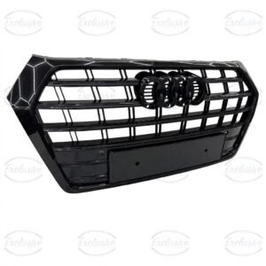 Gloss Black Original Style Front Grille Compatible with Audi Q5/SQ5 FY (17-20)