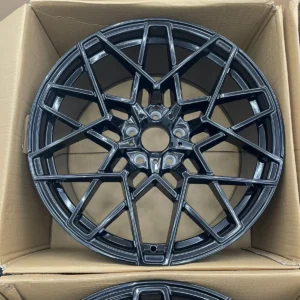 4x 20" 813M Style 5x120 Gloss Black AlloysWheels Suitable For BMW F and G Series