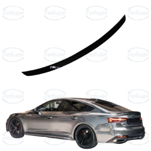 AUDI A5 B9 8W F5 SPORTBACK 2017+ GLOSS BLACK REAR BOOT TRUNK SPOILER LIP