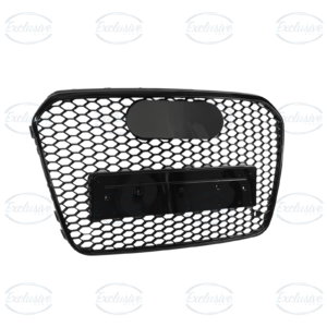 Gloss Black Honeycomb Mesh Grille Compatible With Audi A6/S6 C7 (2011-2015)