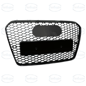 Gloss Black Honeycomb Mesh Grille Compatible With Audi A6/S6 C7.5 (2016-2018)