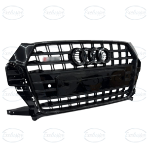 Gloss Black Original Style Grille Compatible with Audi Q3/SQ3 8U (2015-2018)