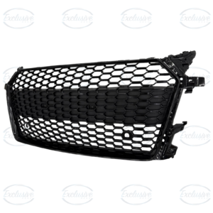 Gloss Black Honeycomb Mesh Radiator Grille Compatible w/ TT/TTS MK3 (2014-2019)