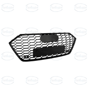 Gloss Black Honeycomb Mesh Grille Compatible With Audi A7/S7 C8 (2018-2022)