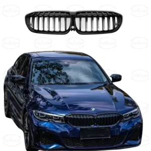 BMW 3 Series G20 G21 (2019-2022) Gloss Black Single Slated Kidney Grille